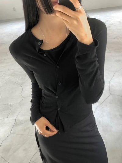 S06 斜釦設計舒服上衣（3colors）9