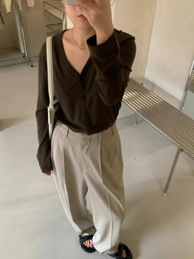 F14 基本款舒服排釦上衣（9 colors）2