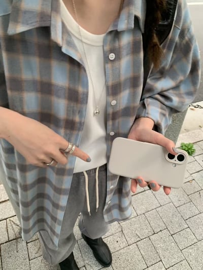 N20 藍調格紋襯衫（2colors）6