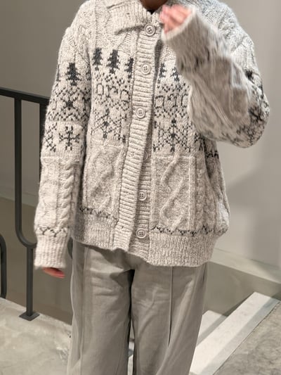 Gz28 冬日立領大園釦毛衣（2colors）6