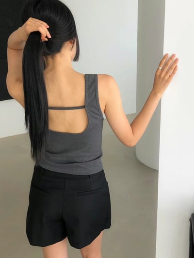 J20一片裙設計西裝短褲S/M（2colors）7