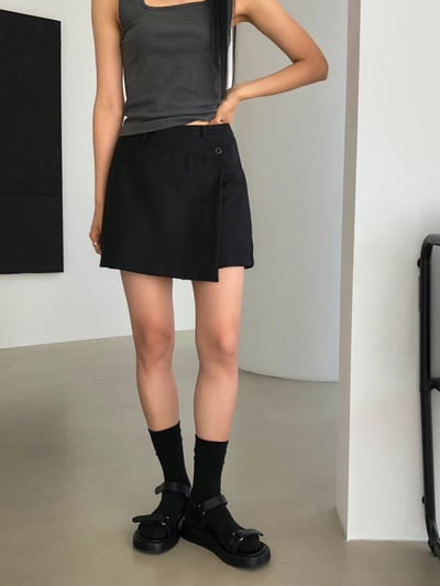 J20一片裙設計西裝短褲S/M（2colors）8