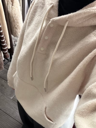 Gz64白熊毛毛連帽上衣3