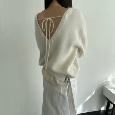 O15 後綁帶設計軟毛衣（3 colors）5