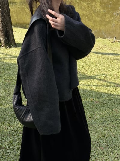 Gz57時髦短版羊毛外套（2colors）2