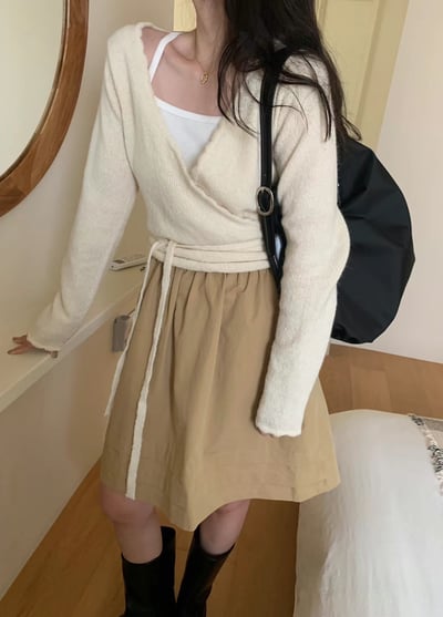 Aug22 鬆緊設計圓半裙1