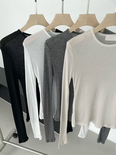 Oct10 必囤透透打底衣（4colors）17