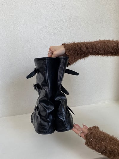 Gz74 高級顯瘦直筒靴（2colors）6