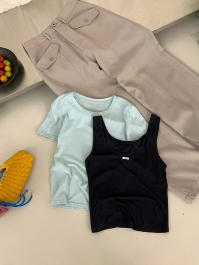 Gz72 韓系疊穿兩件式上衣（3colors）7