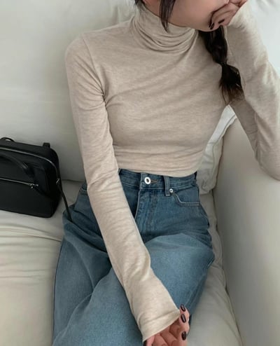 N03基本款打底上衣（White/Beige/Sky blue/Black）6