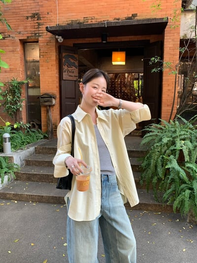 Gz88 基礎棉麻休閒襯衫（4colors）1