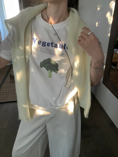 Gz77 蔬菜水果簡約上衣（6colors）5