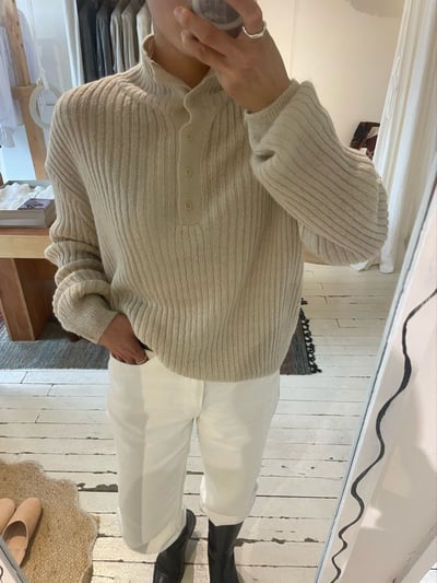 N15 排釦高領設計針織衣（3colors）4