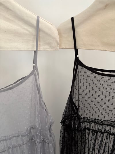 Gz79 法式網紗點點疊穿裙（3colors）6