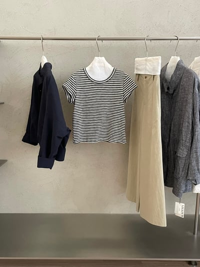 Gz80 撞色條紋上衣（4colors）7