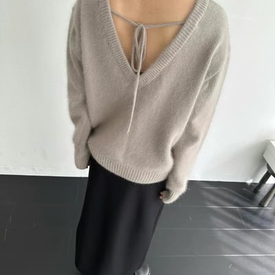 O15 後綁帶設計軟毛衣（3 colors）1