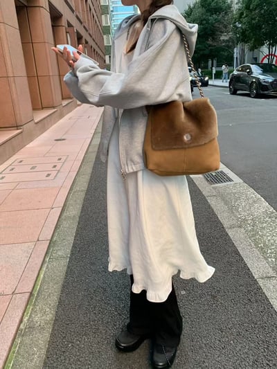 m04 兩面穿法式綁帶ops（2colors）2