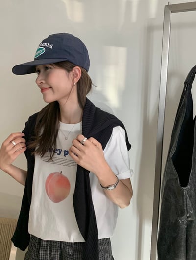 Gz77 蔬菜水果簡約上衣（6colors）6