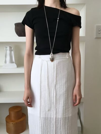 j10 斜肩設計質感上衣（3colors）6