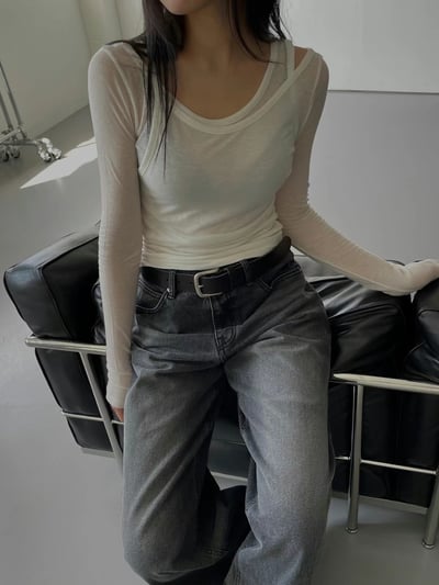 Aug14 兩件式設計薄長袖16