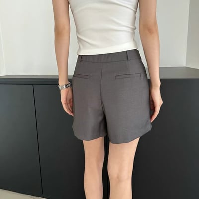 J20一片裙設計西裝短褲S/M（2colors）2