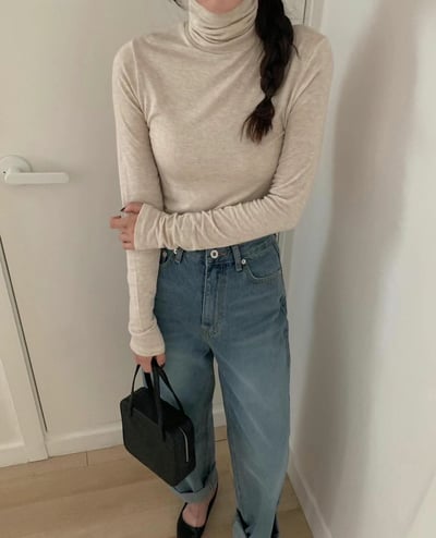 N03基本款打底上衣（White/Beige/Sky blue/Black）4