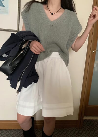 Aug22 鬆緊設計圓半裙11