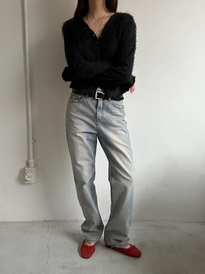 f16不修邊毛毛薄外套（3colors）8