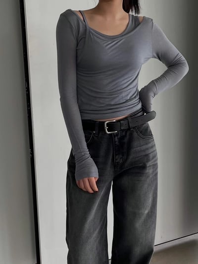 Aug14 兩件式設計薄長袖5