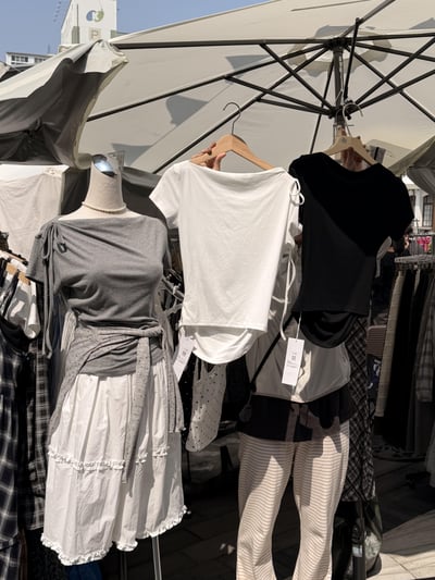 Gz71 斜肩一字領修身上衣（3colors）4