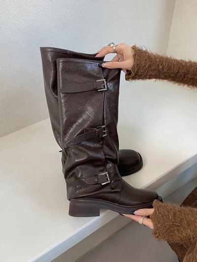 Gz74 高級顯瘦直筒靴（2colors）4