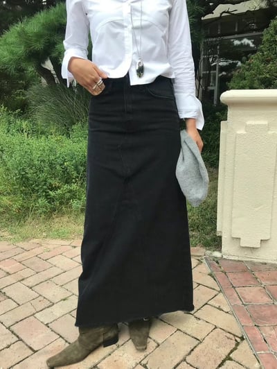 S05 超修身牛仔長裙S/M（3colors）18