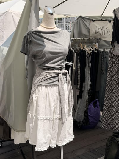 Gz71 斜肩一字領修身上衣（3colors）5