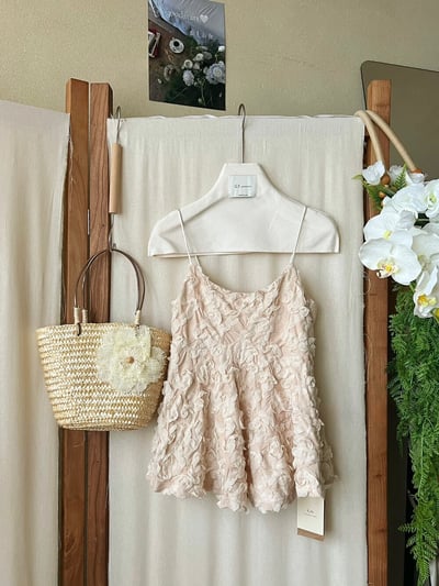 Gz87 溫柔立體花花背心（2colors）4