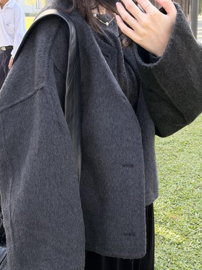 Gz57時髦短版羊毛外套（2colors）3