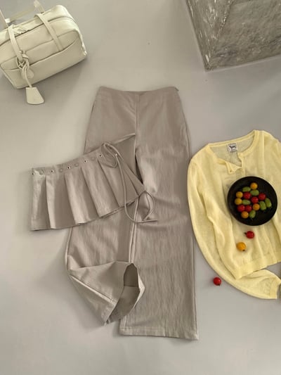 Gz75 設計款百褶裙休閒褲S/M/L（4colors）12