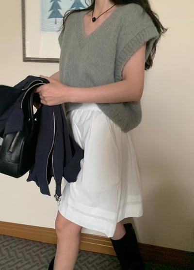 Aug22 鬆緊設計圓半裙8