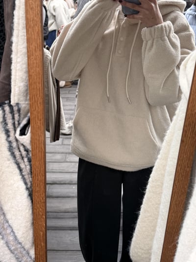 Gz64白熊毛毛連帽上衣5