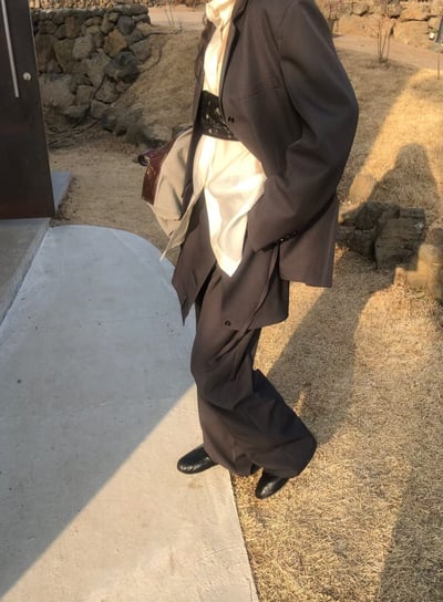 m02 片裙設計高級西裝褲S/M（4colors）7