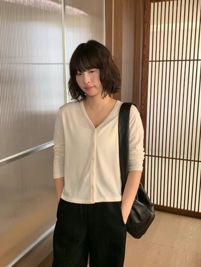 F14 基本款舒服排釦上衣（9 colors）6