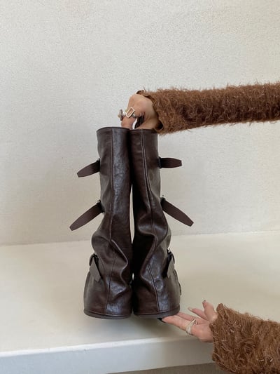 Gz74 高級顯瘦直筒靴（2colors）3