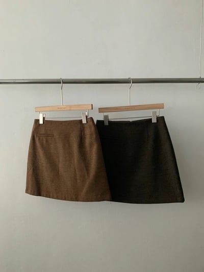 N17 細格子羊毛短裙S/M（2colors）17