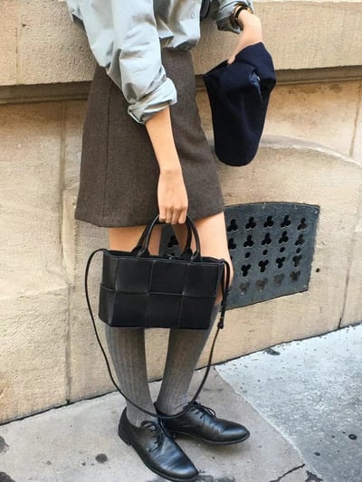 N17 細格子羊毛短裙S/M（2colors）3