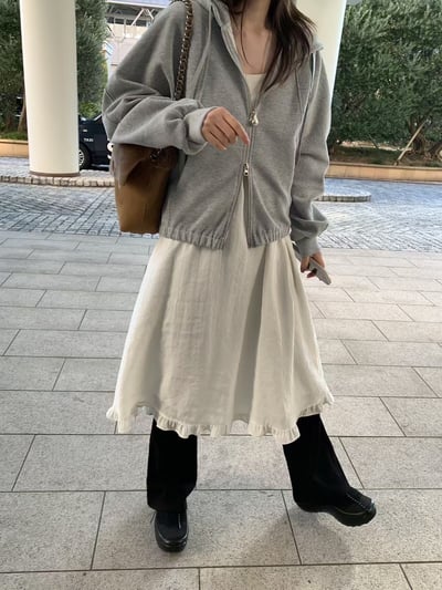 m04 兩面穿法式綁帶ops（2colors）5