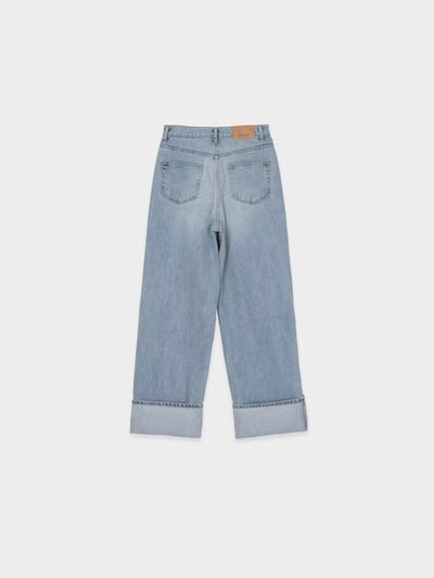 f11 大反摺直筒牛仔褲S/M（2colors）21