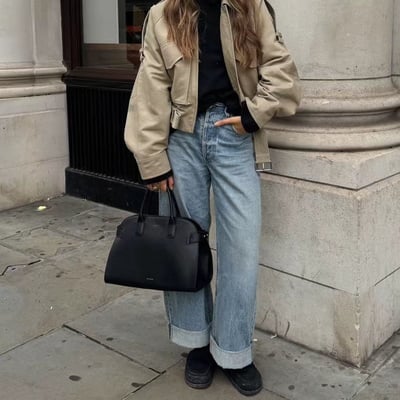 f11 大反摺直筒牛仔褲S/M（2colors）4