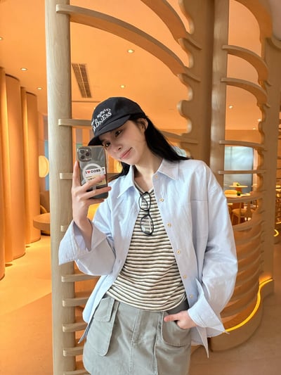 Gz80 撞色條紋上衣（4colors）4