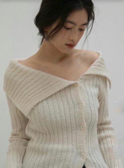 J11 大翻領排釦針織上衣（3 colors）5