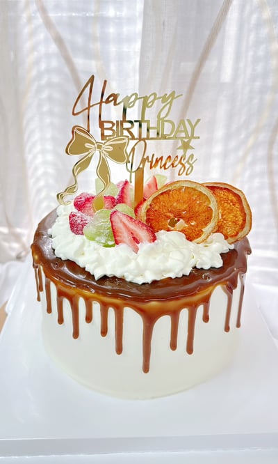 Hb 生日蛋糕-焦糖流金1
