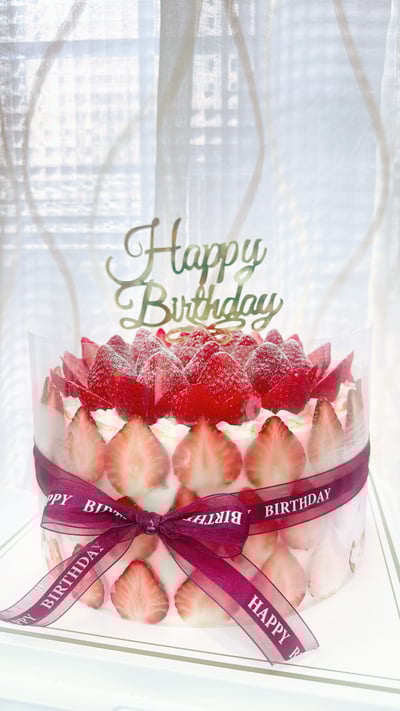 HB莓莓好好 草莓生日蛋糕1